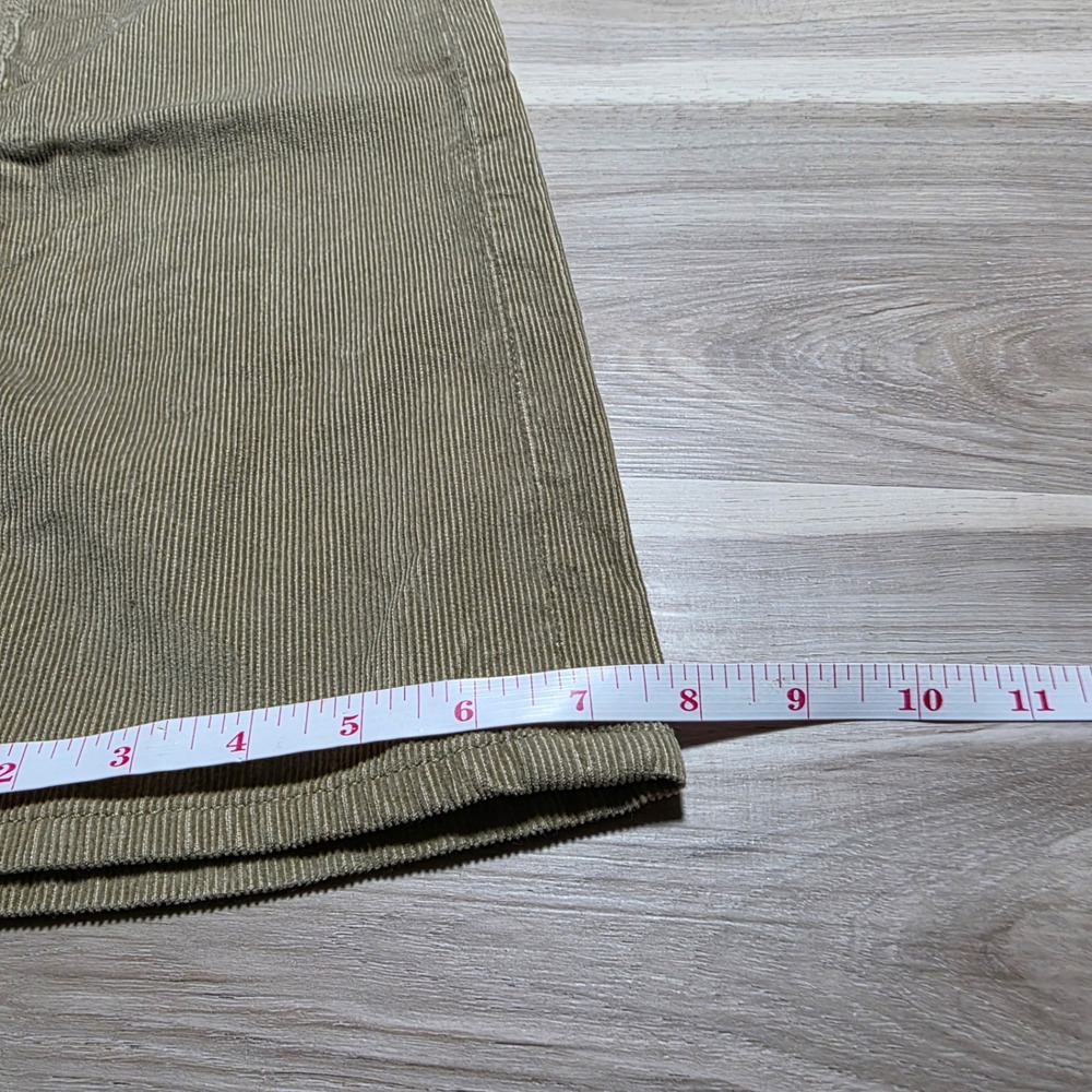 Banana Republic Corduroy Pants Mens 32x32 Tan Khaki Pima Cotton 5-Pocket Cords - Picture 8 of 9